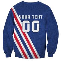 Custom Iceland Football Sweatshirt Strakarnir Okkar Celtic Pattern