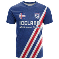 Custom Iceland Football T Shirt Strakarnir Okkar Celtic Pattern