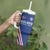 Custom Iceland Football Tumbler With Handle Strakarnir Okkar Celtic Pattern