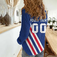 Custom Iceland Football Women Casual Shirt Strakarnir Okkar Celtic Pattern