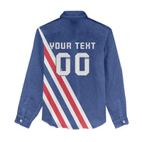 Custom Iceland Football Women Casual Shirt Strakarnir Okkar Celtic Pattern