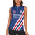 Custom Iceland Football Women Sleeveless Polo Shirt Strakarnir Okkar Celtic Pattern