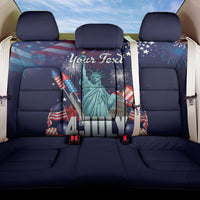 Personalized United States Independence Day Back Car Seat Cover Statue of Liberty for 4th of July