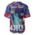Personalized United States Independence Day Baseball Jersey Statue of Liberty for 4th of July