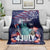 Personalized United States Independence Day Blanket Statue of Liberty for 4th of July