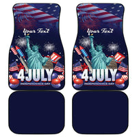 Personalized United States Independence Day Car Mats Statue of Liberty for 4th of July