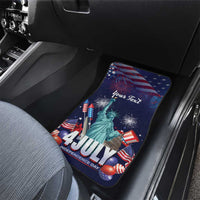 Personalized United States Independence Day Car Mats Statue of Liberty for 4th of July