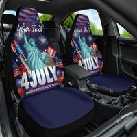 Personalized United States Independence Day Car Seat Cover Statue of Liberty for 4th of July
