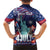 Personalized United States Independence Day Family Matching Short Sleeve Bodycon Dress and Hawaiian Shirt Statue of Liberty for 4th of July