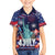Personalized United States Independence Day Family Matching Short Sleeve Bodycon Dress and Hawaiian Shirt Statue of Liberty for 4th of July