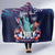 Personalized United States Independence Day Hooded Blanket Statue of Liberty for 4th of July