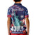 Personalized United States Independence Day Kid Polo Shirt Statue of Liberty for 4th of July