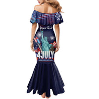 Personalized United States Independence Day Mermaid Dress Statue of Liberty for 4th of July