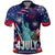 Personalized United States Independence Day Polo Shirt Statue of Liberty for 4th of July