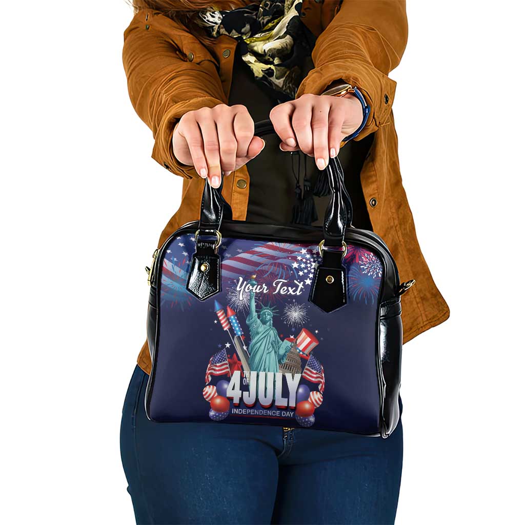 Personalized United States Independence Day Shoulder Handbag Statue of Liberty for 4th of July