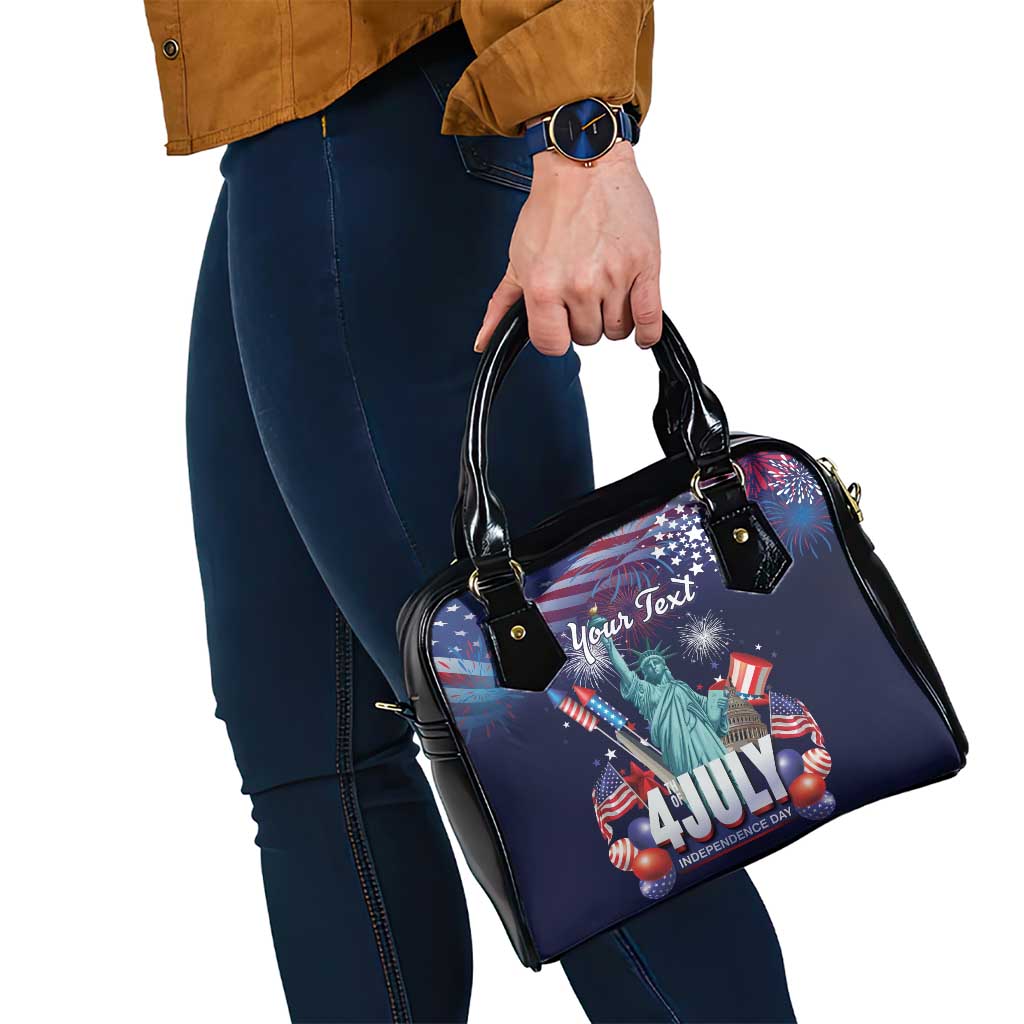 Personalized United States Independence Day Shoulder Handbag Statue of Liberty for 4th of July