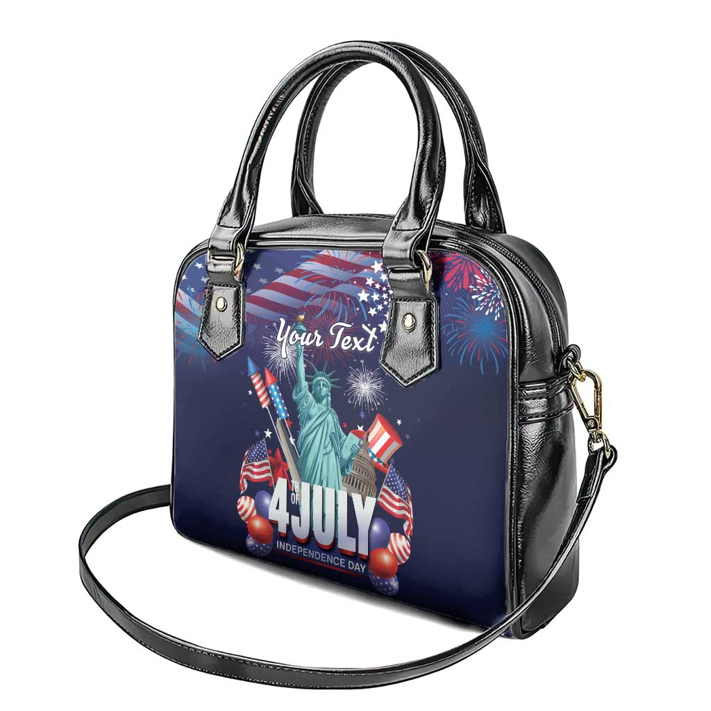 Personalized United States Independence Day Shoulder Handbag Statue of Liberty for 4th of July