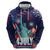 Personalized United States Independence Day Zip Hoodie Statue of Liberty for 4th of July