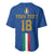 Custom Italy Football Baseball Jersey Come On Gli Azzurri