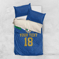 Custom Italy Football Bedding Set Come On Gli Azzurri