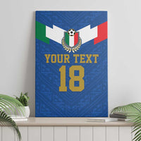 Custom Italy Football Canvas Wall Art Come On Gli Azzurri
