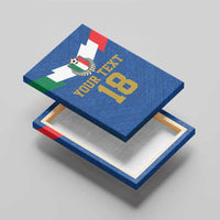 Custom Italy Football Canvas Wall Art Come On Gli Azzurri