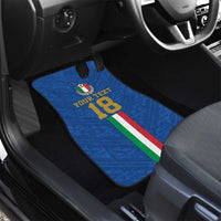 Custom Italy Football Car Mats Come On Gli Azzurri