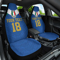 Custom Italy Football Car Seat Cover Come On Gli Azzurri