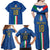 Custom Italy Football Family Matching Off Shoulder Maxi Dress and Hawaiian Shirt Come On Gli Azzurri