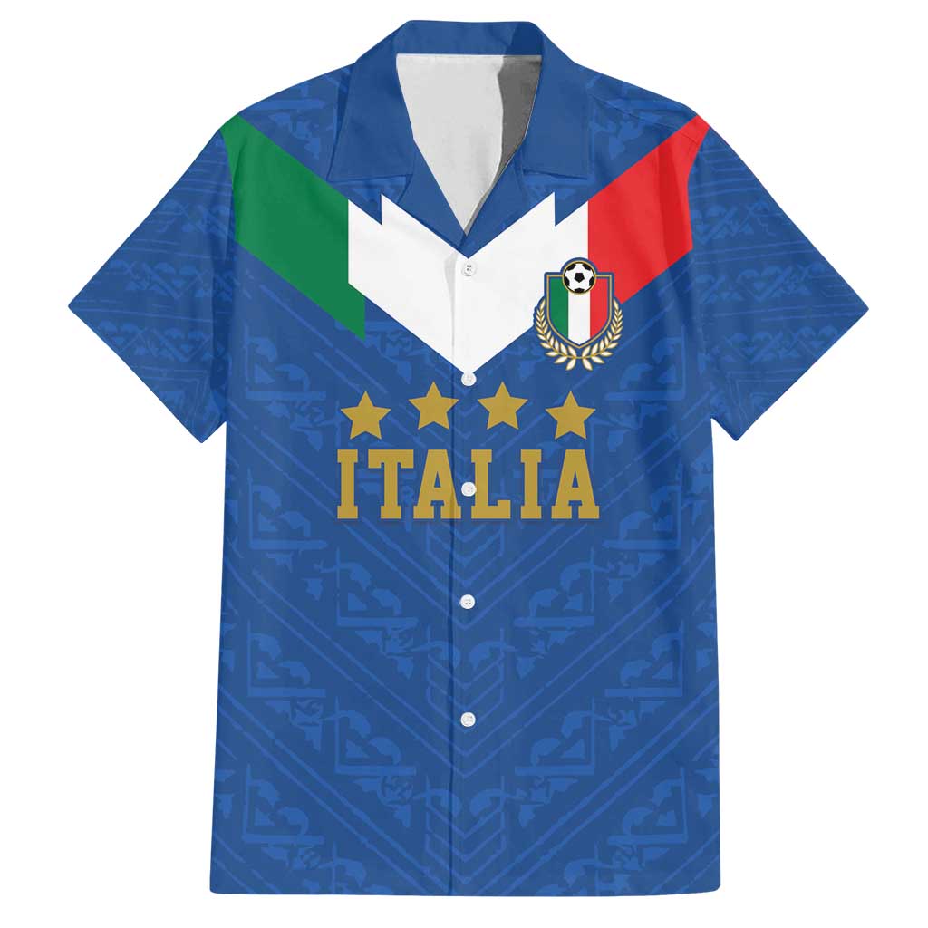 Custom Italy Football Family Matching Tank Maxi Dress and Hawaiian Shirt Come On Gli Azzurri