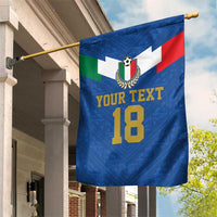 Custom Italy Football Garden Flag Come On Gli Azzurri