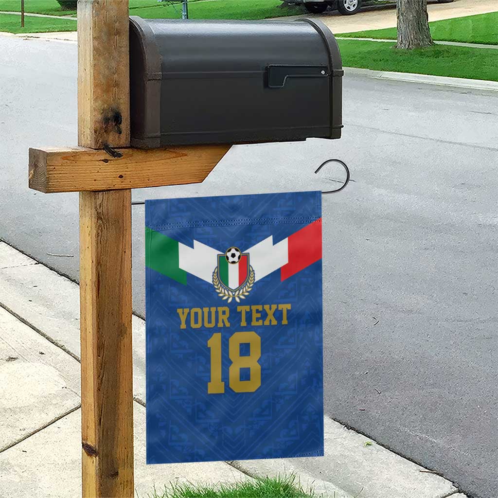 Custom Italy Football Garden Flag Come On Gli Azzurri