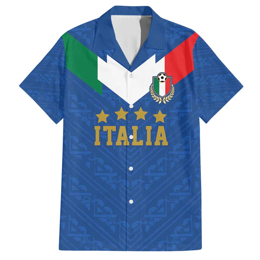 Custom Italy Football Hawaiian Shirt Come On Gli Azzurri