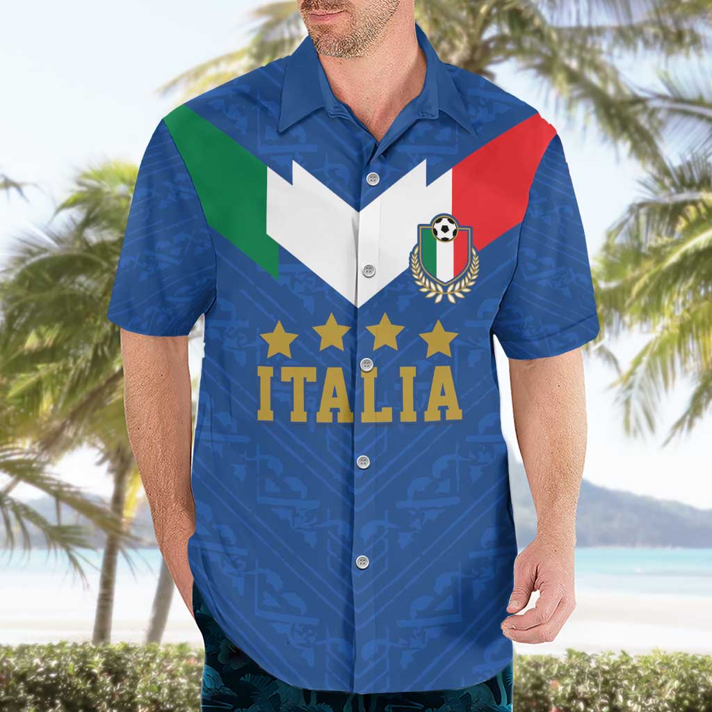 Custom Italy Football Hawaiian Shirt Come On Gli Azzurri