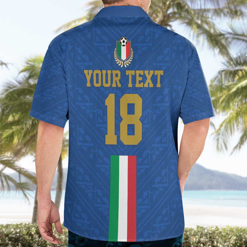 Custom Italy Football Hawaiian Shirt Come On Gli Azzurri