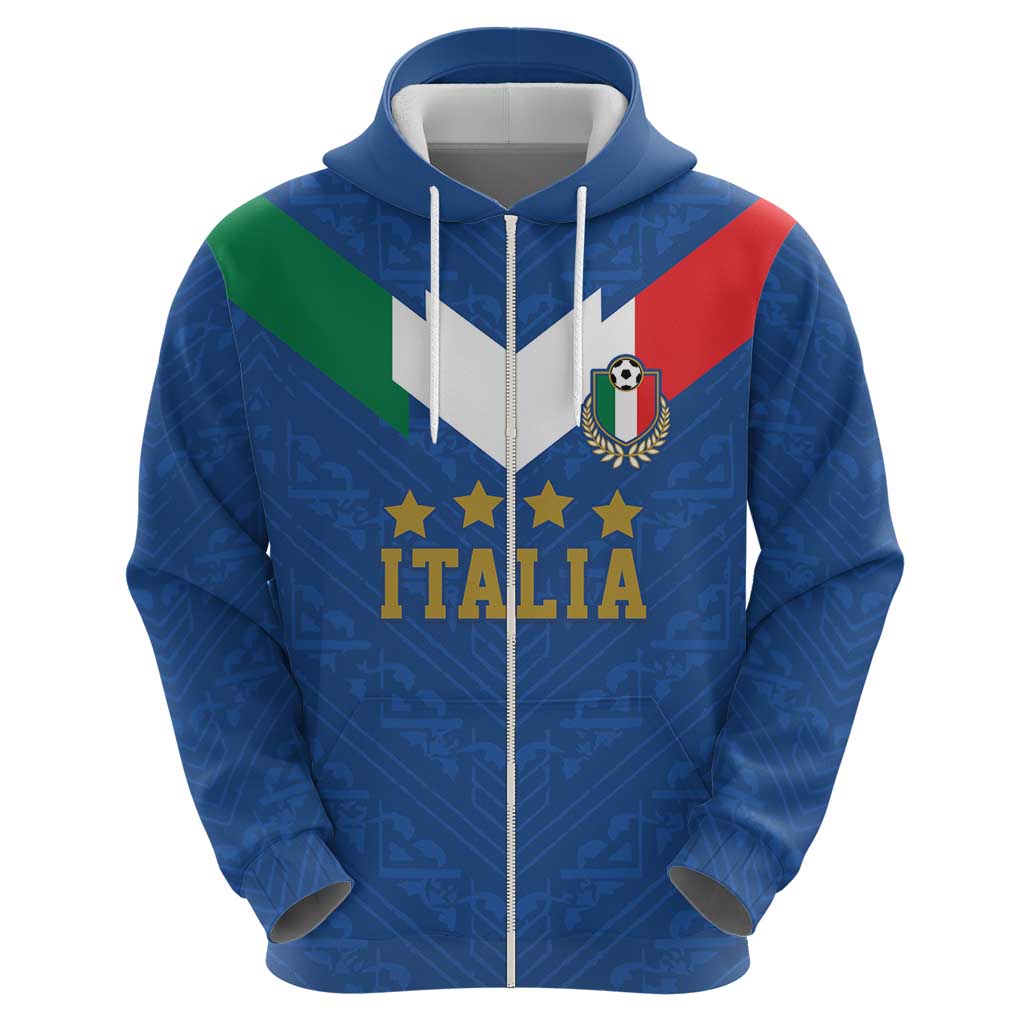 Custom Italy Football Hoodie Come On Gli Azzurri