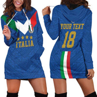 Custom Italy Football Hoodie Dress Come On Gli Azzurri