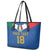 Custom Italy Football Leather Tote Bag Come On Gli Azzurri