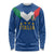 Custom Italy Football Long Sleeve Shirt Come On Gli Azzurri