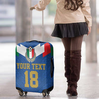 Custom Italy Football Luggage Cover Come On Gli Azzurri