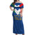 Custom Italy Football Off Shoulder Maxi Dress Come On Gli Azzurri