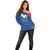 Custom Italy Football Off Shoulder Sweater Come On Gli Azzurri