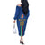Custom Italy Football Off The Shoulder Long Sleeve Dress Come On Gli Azzurri