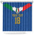 Custom Italy Football Shower Curtain Come On Gli Azzurri