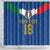 Custom Italy Football Shower Curtain Come On Gli Azzurri