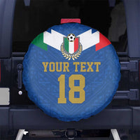 Custom Italy Football Spare Tire Cover Come On Gli Azzurri