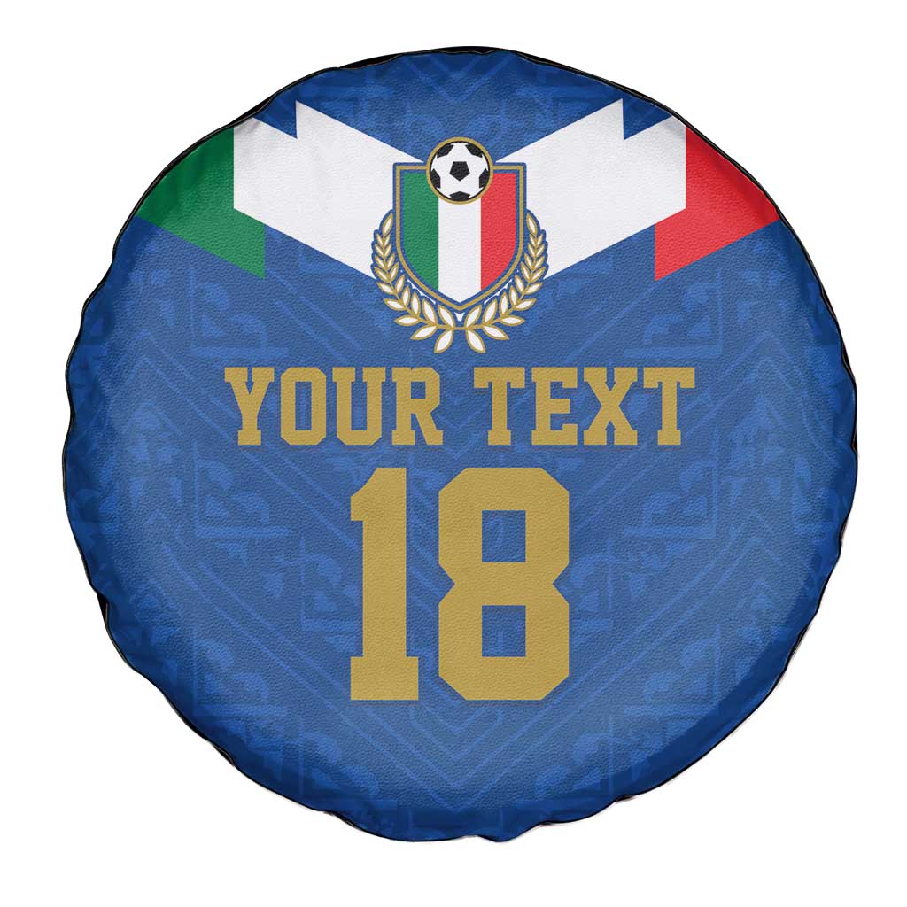 Custom Italy Football Spare Tire Cover Come On Gli Azzurri
