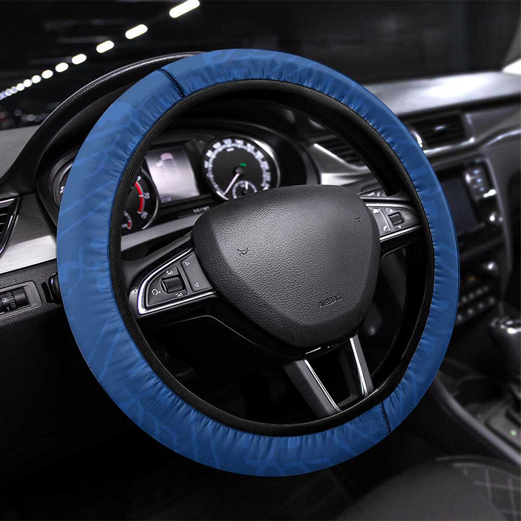 Italy Football Steering Wheel Cover Come On Gli Azzurri