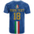 Custom Italy Football T Shirt Come On Gli Azzurri