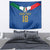 Custom Italy Football Tapestry Come On Gli Azzurri